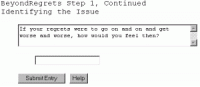 Beyond Regrets, Free Self Help Software 5.10.21 screenshot. Click to enlarge!