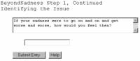 Beyond Sadness, Free Self Help Software 5.10.21 screenshot. Click to enlarge!