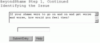 Beyond Shame, Free Self Help Software 5.10.21 screenshot. Click to enlarge!