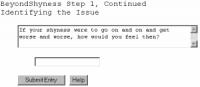 Beyond Shyness, Free Self Help Software 5.10.21 screenshot. Click to enlarge!