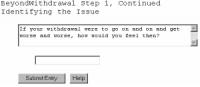 Beyond Withdrawal, Self Help Software 5.10.21 screenshot. Click to enlarge!