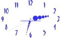 Big Clock Screen Saver 1.6 screenshot. Click to enlarge!