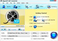 Bigasoft 3GP Converter 3.5.10.4312 screenshot. Click to enlarge!