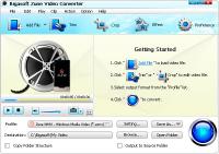 Bigasoft Zune Video Converter 3.7.36.4825 screenshot. Click to enlarge!