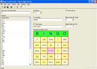 Bingo Card Printer 6.01 screenshot. Click to enlarge!
