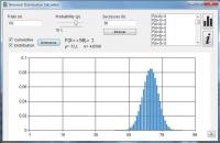 Binomial Distribution Calculator 2.3 screenshot. Click to enlarge!