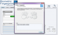 Biometric Fingerprint Reader 1.0.5.0 screenshot. Click to enlarge!