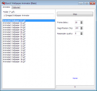 BioniX Wallpaper Animator 1.1 screenshot. Click to enlarge!