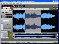 Blaze Audio Wave Creator 3.2 screenshot. Click to enlarge!