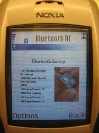 Bluetooth Remote Control 2.0 screenshot. Click to enlarge!