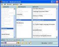 Bookmark Buddy 3.7.5 screenshot. Click to enlarge!
