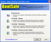 BootSafe 1.0.1002 screenshot. Click to enlarge!