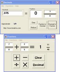 Breaktru Fractions N Decimals 9.8.0 screenshot. Click to enlarge!