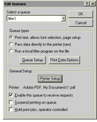 Brooks RPM 9X LPD Print Server 2.5.1.28 screenshot. Click to enlarge!