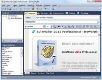 BulkMailer Professional 7.6.0 screenshot. Click to enlarge!