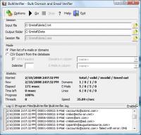 BulkVerifier 2.1 screenshot. Click to enlarge!