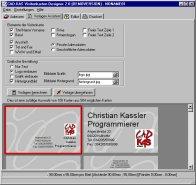 Business Card Printery 3.5 screenshot. Click to enlarge!
