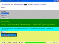Business English Fitness 1.3 screenshot. Click to enlarge!