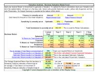 Business Valuation Model Excel 60 screenshot. Click to enlarge!