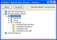 BySoft Network Share Browser 1.0.2.546 screenshot. Click to enlarge!