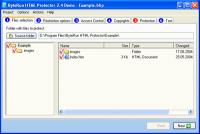 ByteRun HTML Protector 2.4 screenshot. Click to enlarge!