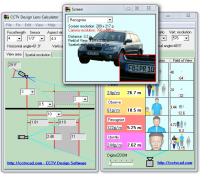CCTV Design Lens Calculator 3.0.0.0 screenshot. Click to enlarge!