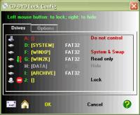 CD-DVD Lock 3.02 screenshot. Click to enlarge!