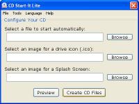 CD Start-It Lite 1.0.2 screenshot. Click to enlarge!