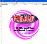 CD and DVD Jewel Case and Label Creator 4.2 screenshot. Click to enlarge!