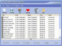 CD to MP3 WAV Maker 3.0 screenshot. Click to enlarge!