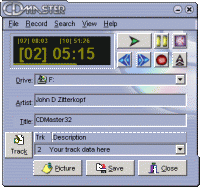 CDMaster32 6.0.0.0 screenshot. Click to enlarge!