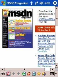CHM eBook Reader for Pocket PC 2.5 screenshot. Click to enlarge!