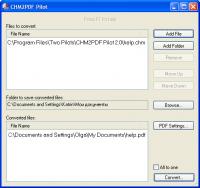 CHM2PDF Pilot 2.22 screenshot. Click to enlarge!