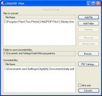 CHM2PDF Pilot 2.22 screenshot. Click to enlarge!