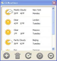 CLWeather 1.5 screenshot. Click to enlarge!