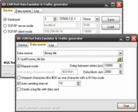 COM Port Data Emulator 2.7.2.725 screenshot. Click to enlarge!