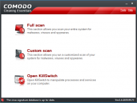 COMODO Cleaning Essentials 10.0.0.6111 screenshot. Click to enlarge!