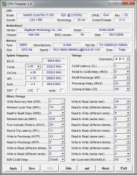 CPU-Tweaker 2.0 screenshot. Click to enlarge!