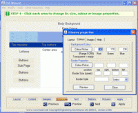 CSS Design Wizard 2.63a screenshot. Click to enlarge!
