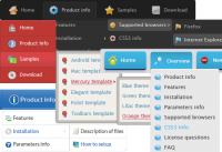CSS3 Menu 4.7 screenshot. Click to enlarge!