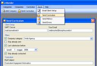 CV Sender 1.0 screenshot. Click to enlarge!
