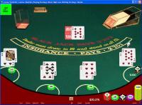 CVBasic Blackjack 1.0 screenshot. Click to enlarge!