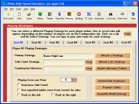 CVData Blackjack Simulator 5.0 screenshot. Click to enlarge!