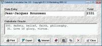 Cabalistic Calculator 2.1 screenshot. Click to enlarge!