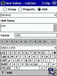 Calc Gen(Calculator Generator) - PocketPC Calculator 1.1 screenshot. Click to enlarge!
