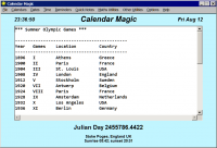 Calendar Magic 19.1 screenshot. Click to enlarge!
