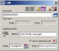 Calls 1.1 screenshot. Click to enlarge!