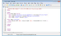 Camillo editor 2.6 screenshot. Click to enlarge!