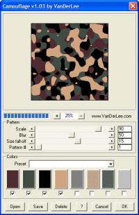 Camouflage 1.03 screenshot. Click to enlarge!