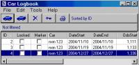 Car Logbook 2.3 screenshot. Click to enlarge!